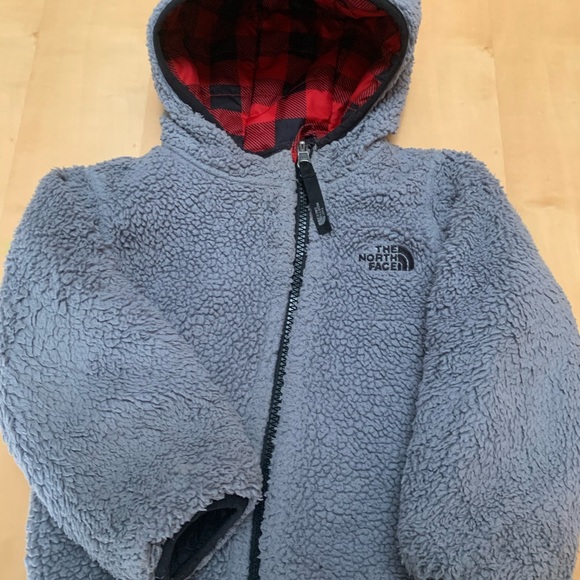 The North Face Reversible puffy Sherpa 18-24 months infant kids jacket coat - Picture 2 of 4